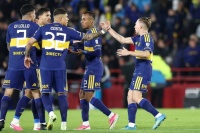 Boca se hizo fuerte ante Recoleta y consiguió una valiosa ventaja en la Sudamericana