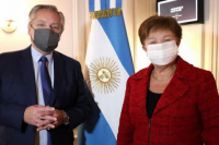 Fernández en Nueva York: Cita con Georgieva y discurso en la ONU