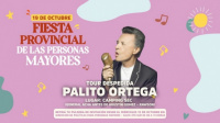 Con entrada gratuita, Palito Ortega dará un show en la Fiesta Provincial de las Personas Mayores