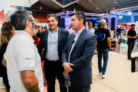 Orrego y Achem recorrieron la Expo Industrial Emprezar 2023