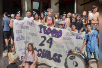 La promo 2024 del Colegio Provincial de la Capital realizó un mega banderazo