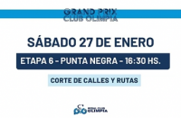 Cortes de calles y rutas de la Etapa 6 del Grand Prix