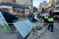 Se derrumbó un edificio en demolición en Tucumán: seis heridos