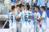 La Selección Argentina le ganó a Ecuador con gol de Di María y un rato de Messi