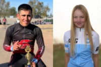 Los sanjuaninos Ramiro Videla y Delfina Dibella fueron citados a la Selección Argentina de ciclismo
