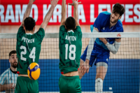 Argentina cerró la fase regular de la VNL con un triunfo ante Bulgaria