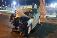 Rivadavia: un automovilista perdió la vida tras chocar contra un árbol 