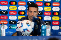 Lionel Scaloni en Conferencia: 