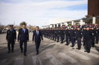 Orrego participó del acto de juramento de los nuevos agentes de la Policía