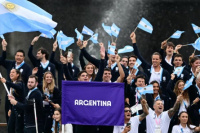 Así fue el ingreso de la Delegación Argentina en la ceremonia de apertura de París 2024