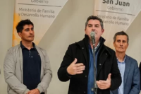 Orrego anunció la reactivación de la obra del hospital de Calingasta