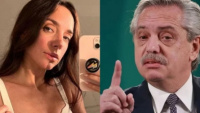 Otro video entre Alberto Fernández y Tamara Pettinato