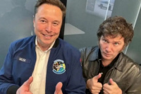 Elon Musk felicitó a Milei a través de redes sociales: 