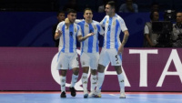 Argentina le ganó a Ucrania en el Mundial de Futsal