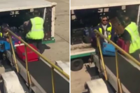 Echaron a dos maleteros de Intercargo que demoraban a propósito la salida de valijas de un vuelo