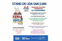 UDA San Juan estará presente en la Feria Provincial de la Cultura Popular y el Libro Rawson 2024