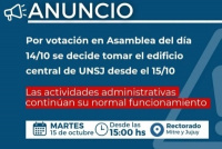 La Federación Universitaria anunció que los estudiantes van a tomar el Rectorado este martes