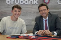 El sanjuanino Agustín Ladstatter firmó su primer contrato profesional con San Lorenzo de Almagro