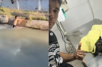 Un chico de San Juan arriesgó su vida en un canal para poder salvar a una gatita