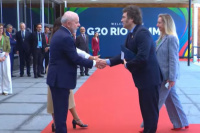 G20: frío saludo entre Lula y Milei en medio de las diferencias por el comunicado final