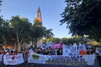 25N en San Juan: las mujeres marcharon por sus derechos y homenajearon a Mónica Lencina