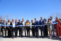 Orrego participó de la inauguración de una de las plantas de hormigón más modernas de Cuyo