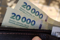 Ya circula en la provincia el nuevo billete de $20.000 de forma masiva