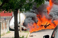 Tragedia en San Fernando: un avión privado se estrelló contra una casa y murieron dos personas