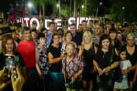 Orrego participó de la inauguración de la plaza 