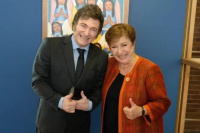 Kristalina Georgieva elogió la gestión de Javier Milei