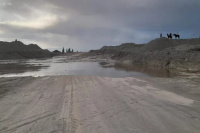 Cortaron el tránsito en la Ruta Nacional 149 debido a la llegada de creciente