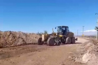 En Calingasta: luego de las intensas lluvias, Vialidad avanza con los trabajos en la zona del 