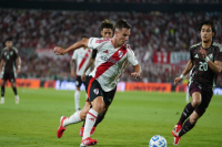 Con dos golazos, River venció a México por un amistoso internacional