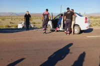 Terrible choque frontal en la Ruta 40: hay personas atrapadas