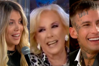 L-Gante confesó en la mesa de Mirtha Legrand sus planes con Wanda Nara: ¿Casamiento en puerta?