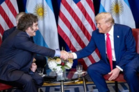 Javier Milei y Donald Trump se encuentran en la Conferencia Política Conservadora para estrechar lazos bilaterales