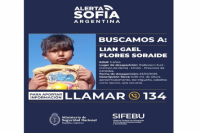 San Juan se une a la búsqueda de Liam Gael Flores Soraide: activaron la Alerta Sofía 