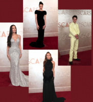 El ranking de los 4 mejores looks en la alfombra roja de los Oscar 2025