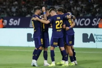 Boca goleó a Central Córdoba en la Liga Profesional y está segundo en su zona