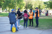 Parque de Mayo: El Gabinete explica que el desalojo a manteros fue un operativo preventivo