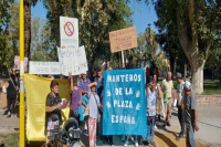 Vendedores del Parque de Mayo protestan tras operativo de desalojo: 